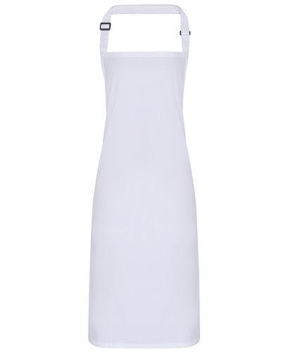 Tryck din logga på Förkläden från Premier - Anpassa Vattentätt haklappsförkläde i färgen Vit One Size för företag, föreningar och privatpersoner