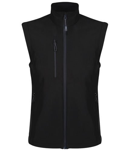 Tryck din logga på Termovästar från Regatta Honestly Made - Anpassa Honestly Made bodywarmer i återvunnen softshell i färgen Svart för företag, föreningar och privatpersoner