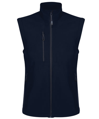 Tryck din logga på Termovästar från Regatta Honestly Made - Anpassa Honestly Made bodywarmer i återvunnen softshell i färgen Marinblå för företag, föreningar och privatpersoner