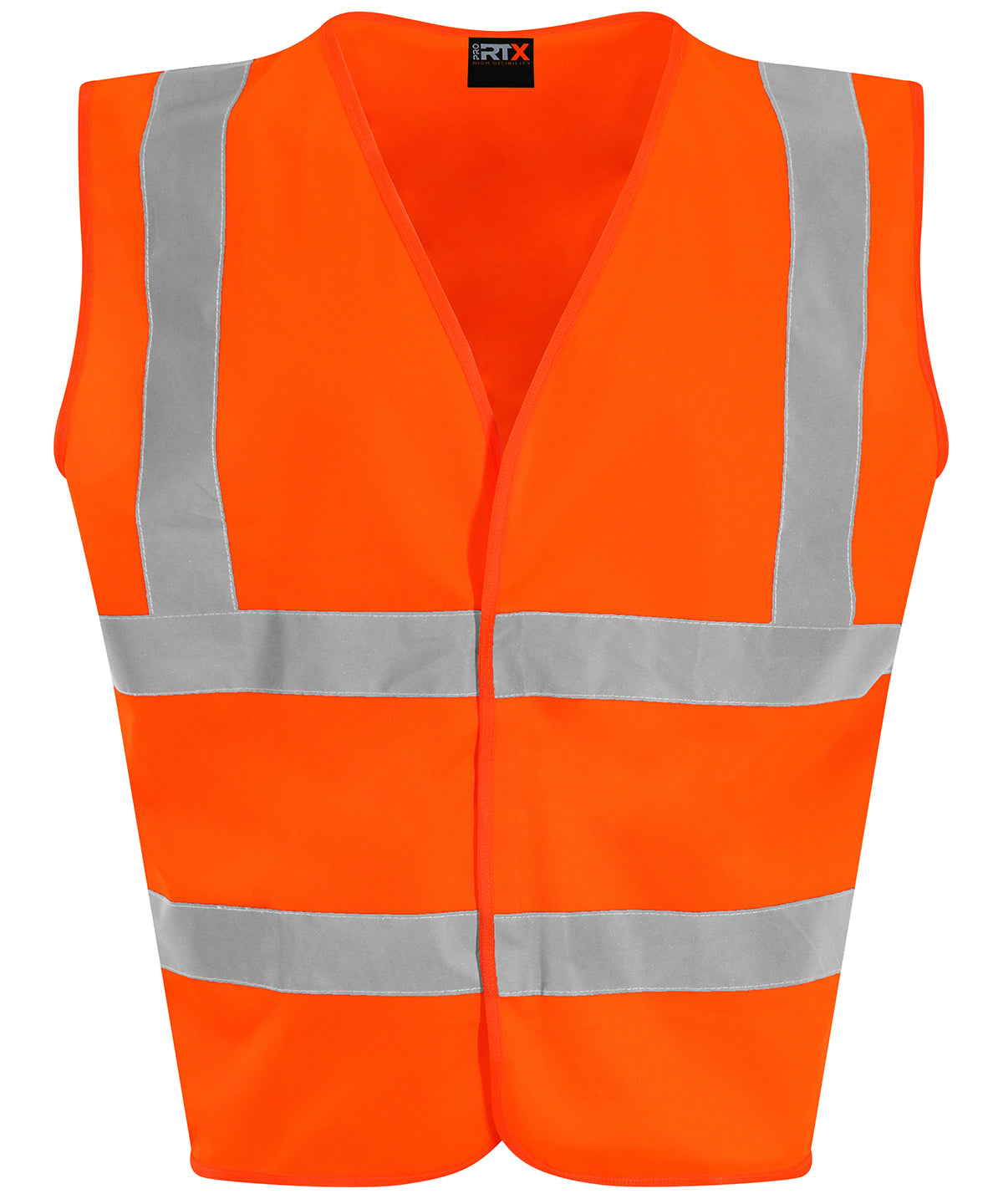 Tryck din logga på Skyddsvästar från ProRTX High Visibility - Anpassa (RX70J) Väst för barn i färgen Neon orange för företag, föreningar och privatpersoner