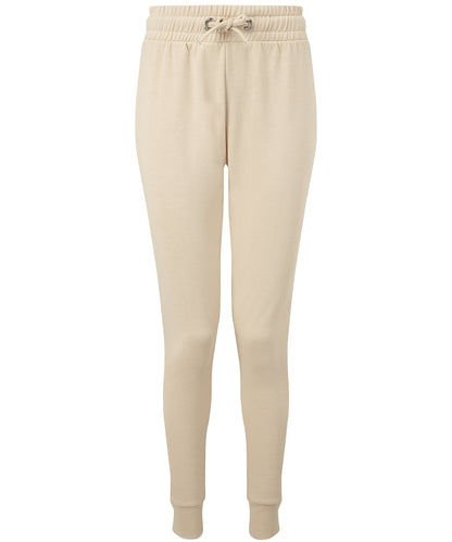 Tryck din logga på Mjukisbyxor från TriDri - Anpassa TriDri figursydda joggingbyxor för damer i färgen Naturligt för företag, föreningar och privatpersoner