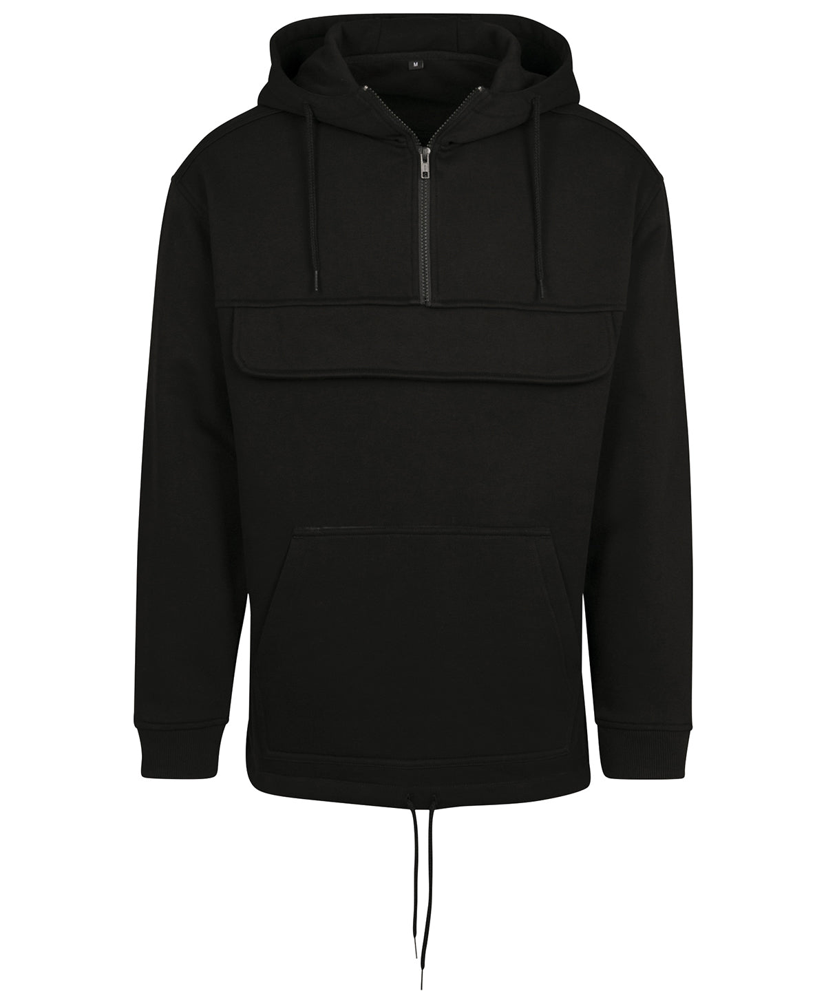 Tryck din logga på Hoodies från Build Your Brand - Anpassa (BY098) Sweatshirt med huvtröja i färgen Svart för företag, föreningar och privatpersoner