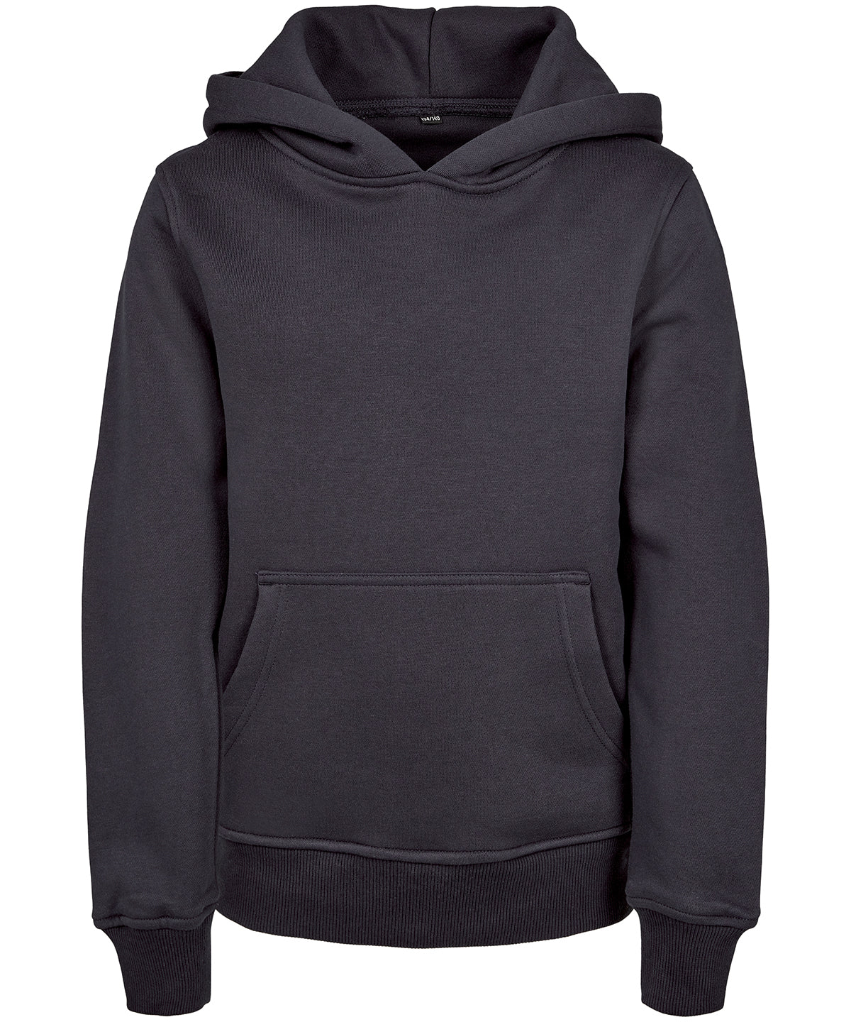 Tryck din logga på Hoodies från Build Your Brand - Anpassa (BY117) Bas hoodie för barn i färgen Marinblå för företag, föreningar och privatpersoner