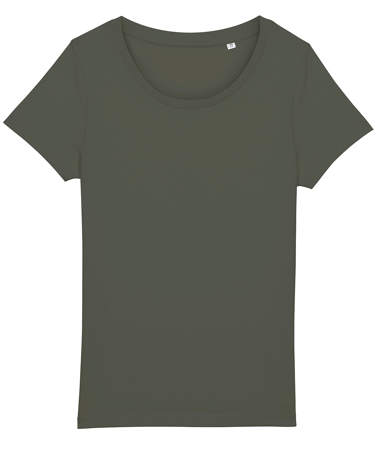 Tryck din logga på T-shirts från Stanley/Stella - Anpassa (SX088) Stella Jazzer the essential t-shirt för damer i färgen Khaki för företag, föreningar och privatpersoner