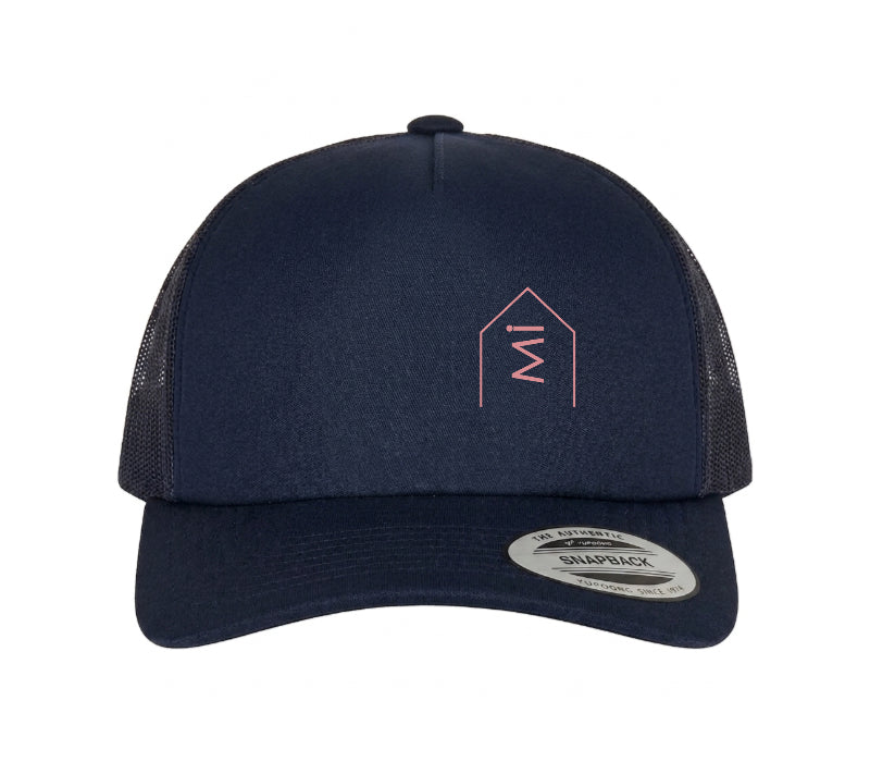Tryck din logga på Kepsar från Impala Print Shop - Anpassa YP - Klassisk böjd visir skum trucker keps i färgen för företag, föreningar och privatpersoner