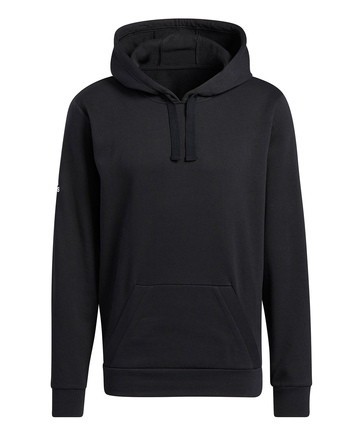 Tryck din logga på Hoodies från adidas - Anpassa (AD119) Luvtröja i fleece i färgen Svart för företag, föreningar och privatpersoner