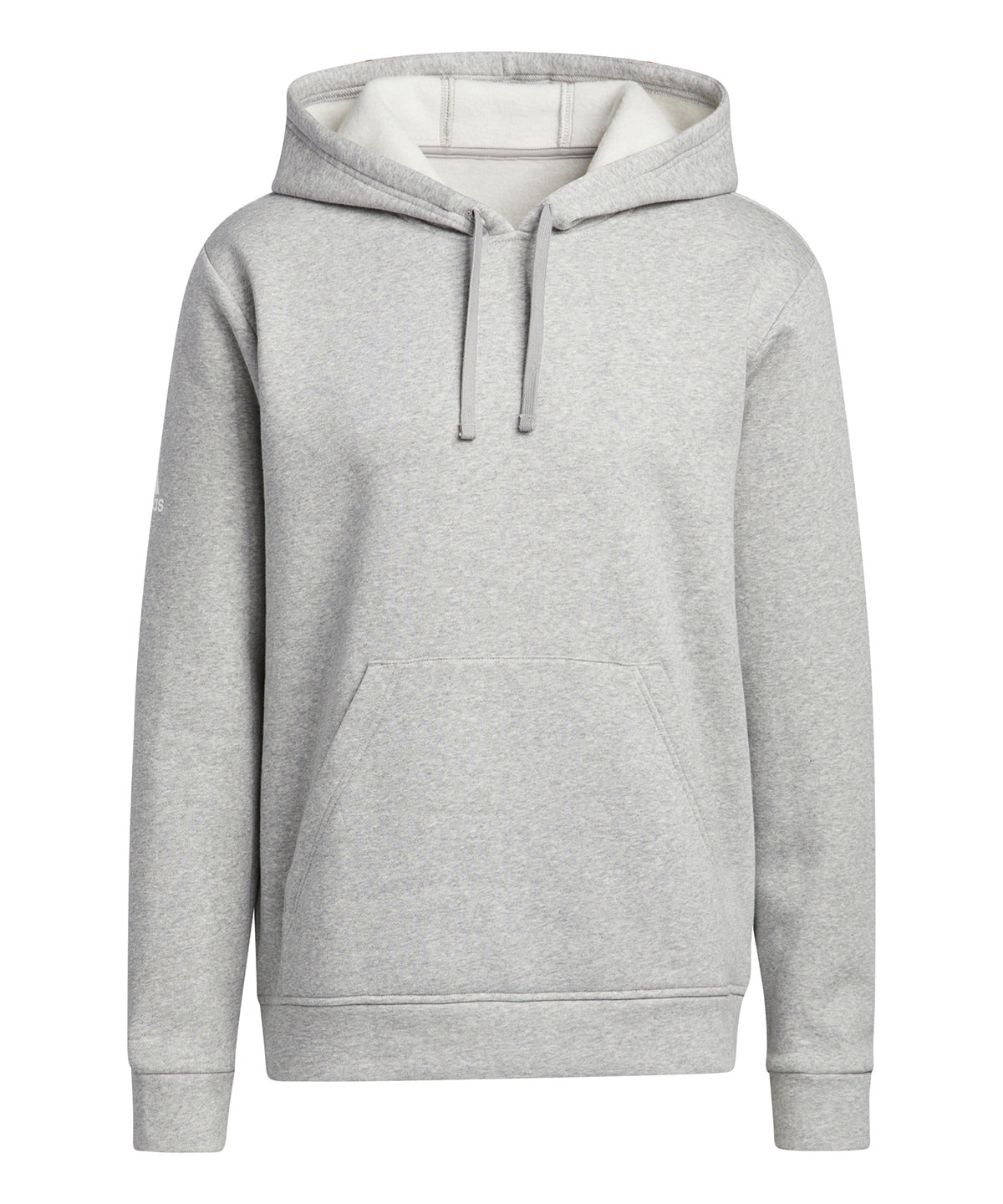 Tryck din logga på Hoodies från adidas - Anpassa (AD119) Luvtröja i fleece i färgen Mellangrå för företag, föreningar och privatpersoner