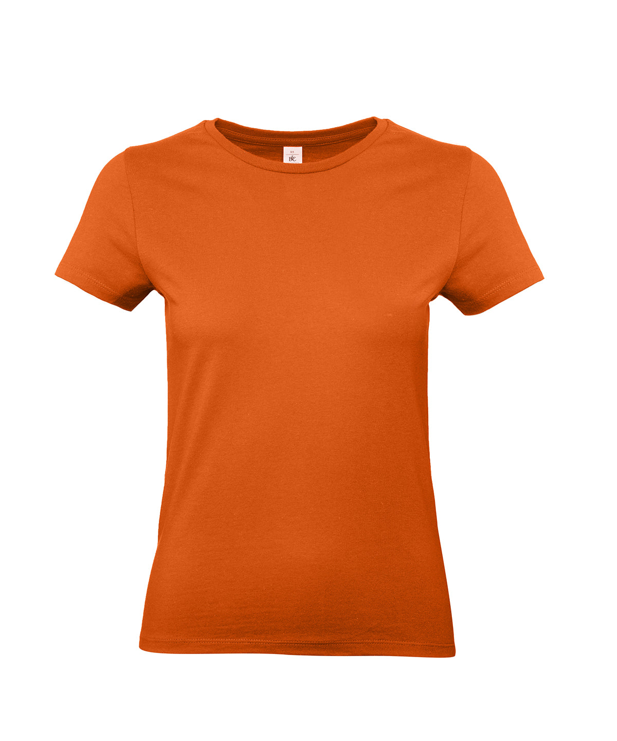 Tryck din logga på T-shirts från B&C Collection - Anpassa (3B220F) B&C #E190 /Damer i färgen Mörk orange för företag, föreningar och privatpersoner