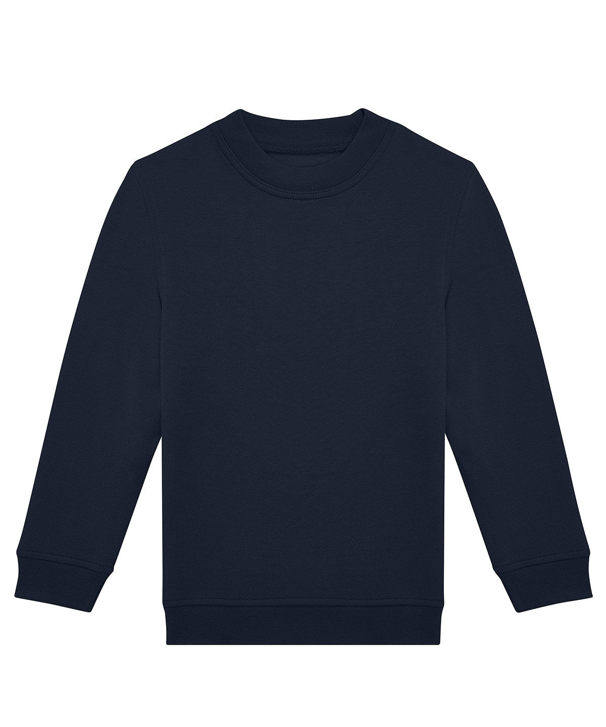 Tryck din logga på Sweatshirts från B&C Collection - Anpassa (B430B) B&C ID.332 besättning /barn i färgen Marinblå för företag, föreningar och privatpersoner