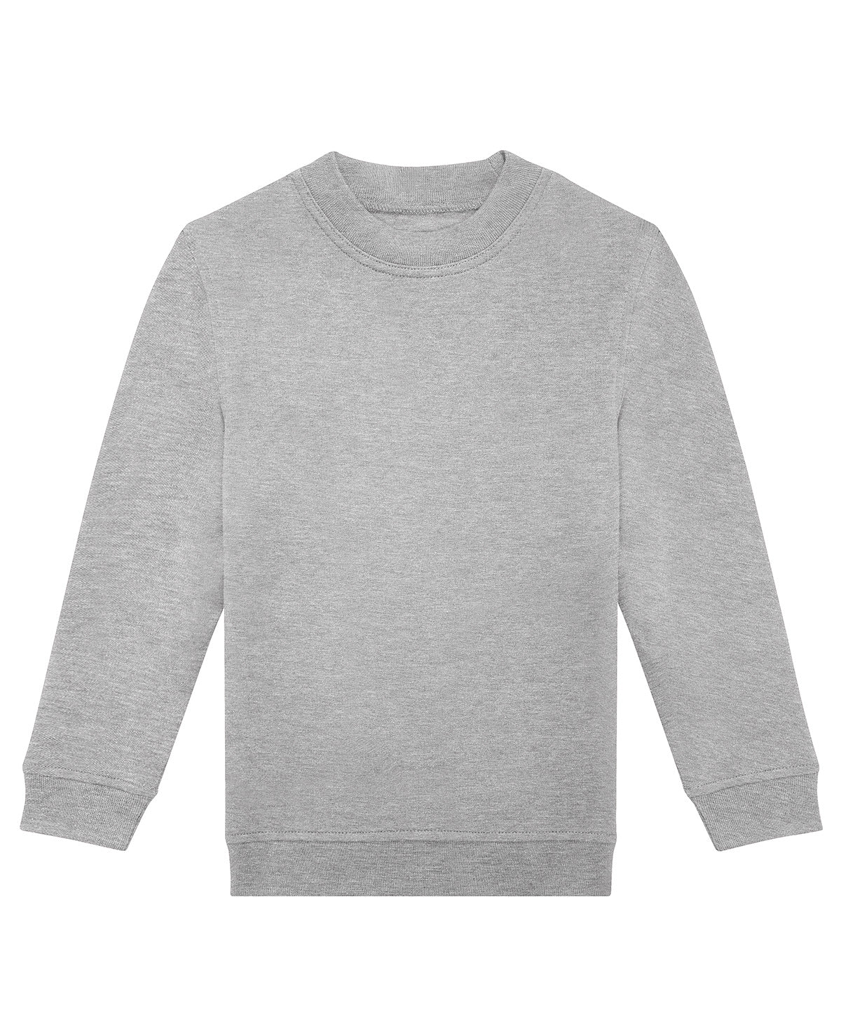 Tryck din logga på Sweatshirts från B&C Collection - Anpassa (B430B) B&C ID.332 besättning /barn i färgen Ljusgrå för företag, föreningar och privatpersoner