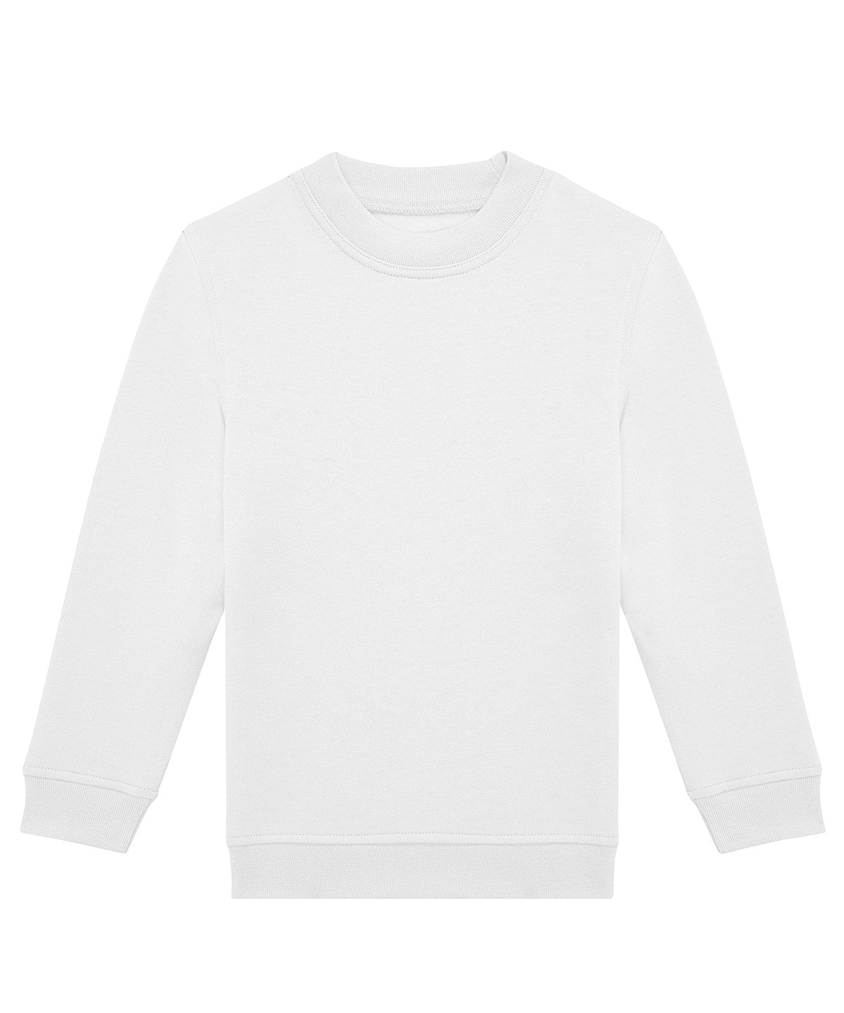 Tryck din logga på Sweatshirts från B&C Collection - Anpassa (B430B) B&C ID.332 besättning /barn i färgen Vit för företag, föreningar och privatpersoner