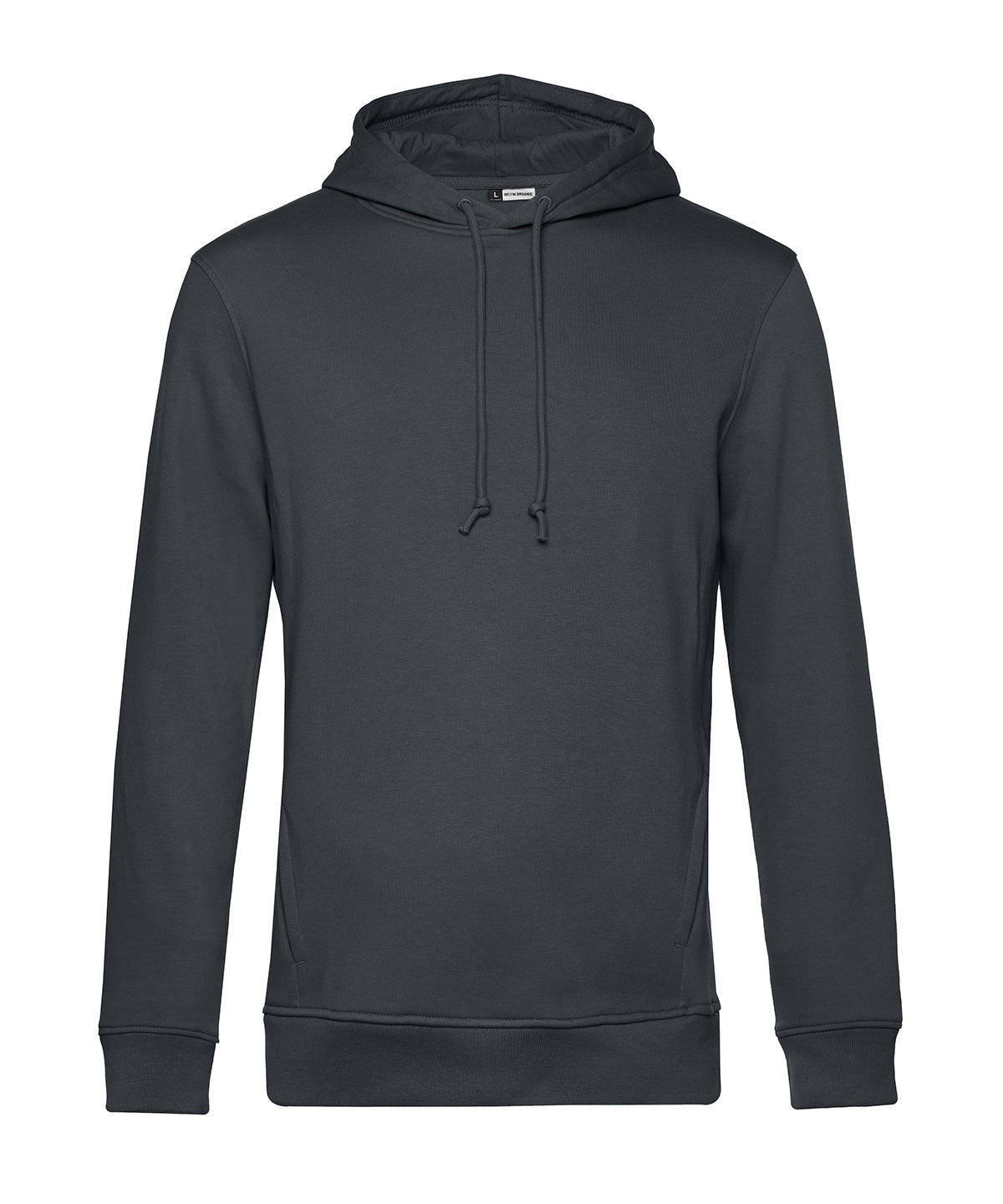 Tryck din logga på Hoodies från B&C Collection - Anpassa (BA001) B&C Inspire Hooded i färgen Mörkgrå för företag, föreningar och privatpersoner