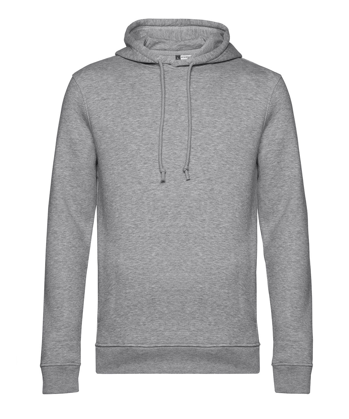 Tryck din logga på Hoodies från B&C Collection - Anpassa (BA001) B&C Inspire Hooded i färgen Ljunggrå för företag, föreningar och privatpersoner