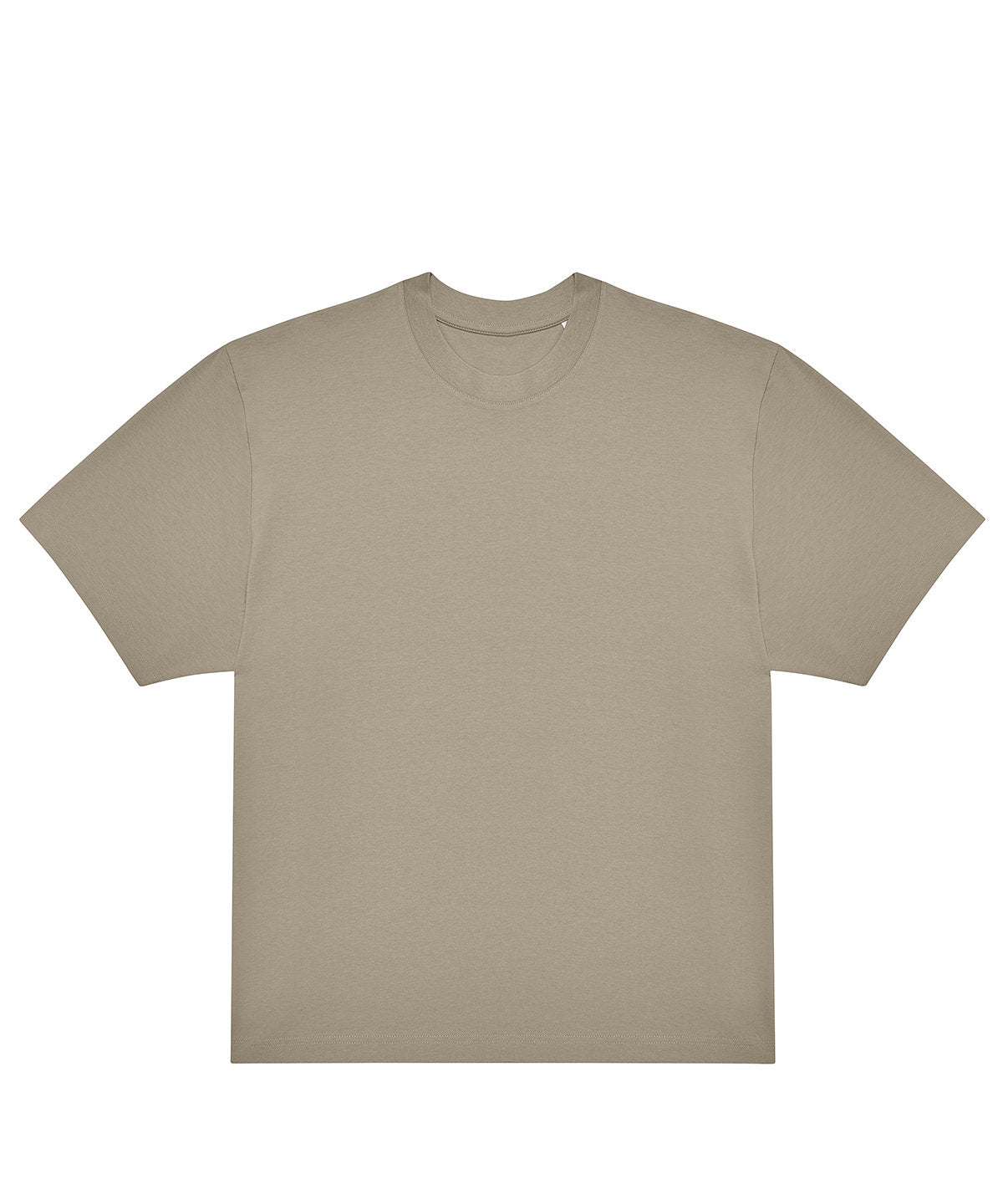 Tryck din logga på T-shirts från B&C Collection - Anpassa (BA031) B&C #E220 Överdimensionerad i färgen Beige för företag, föreningar och privatpersoner