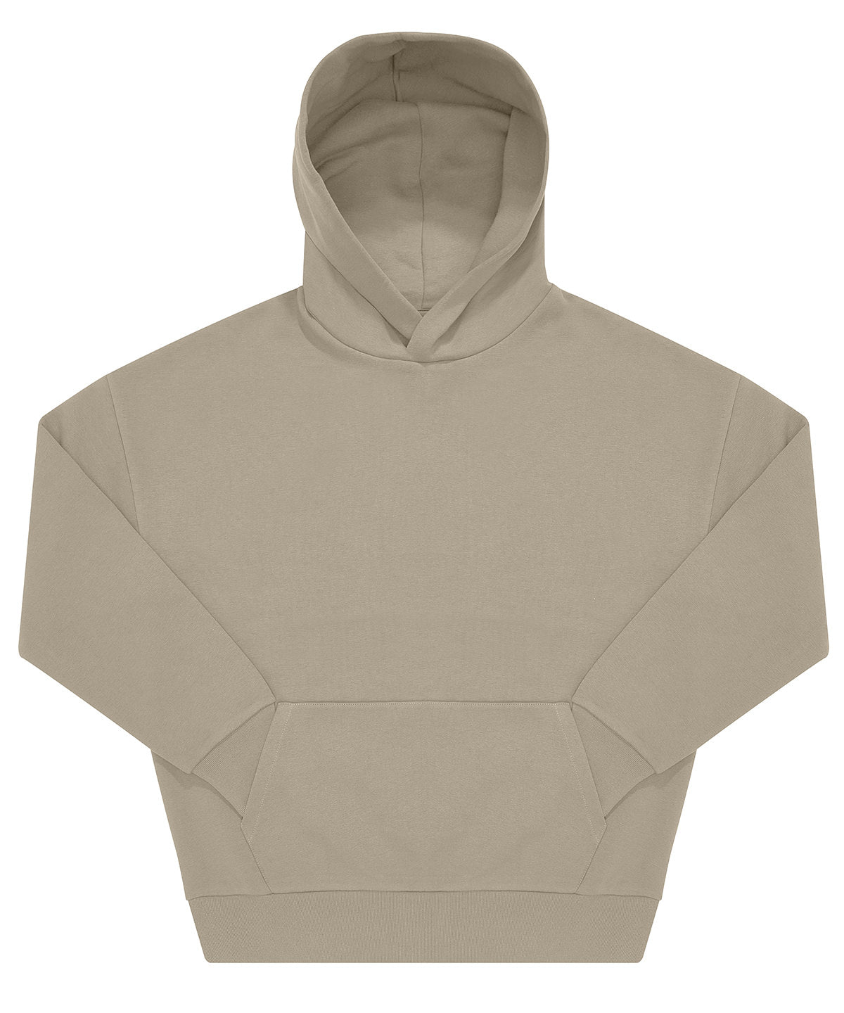 Tryck din logga på Hoodies från B&C Collection - Anpassa (BA034) B&C Influence huvtröja i färgen Beige för företag, föreningar och privatpersoner