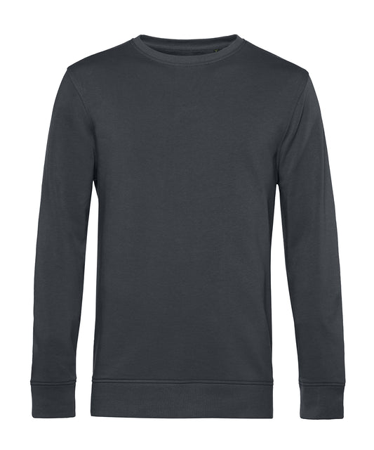 Tryck din logga på Sweatshirts från B&C Collection - Anpassa (BA266) B&C Inspire rund hals i färgen Mörkgrå för företag, föreningar och privatpersoner