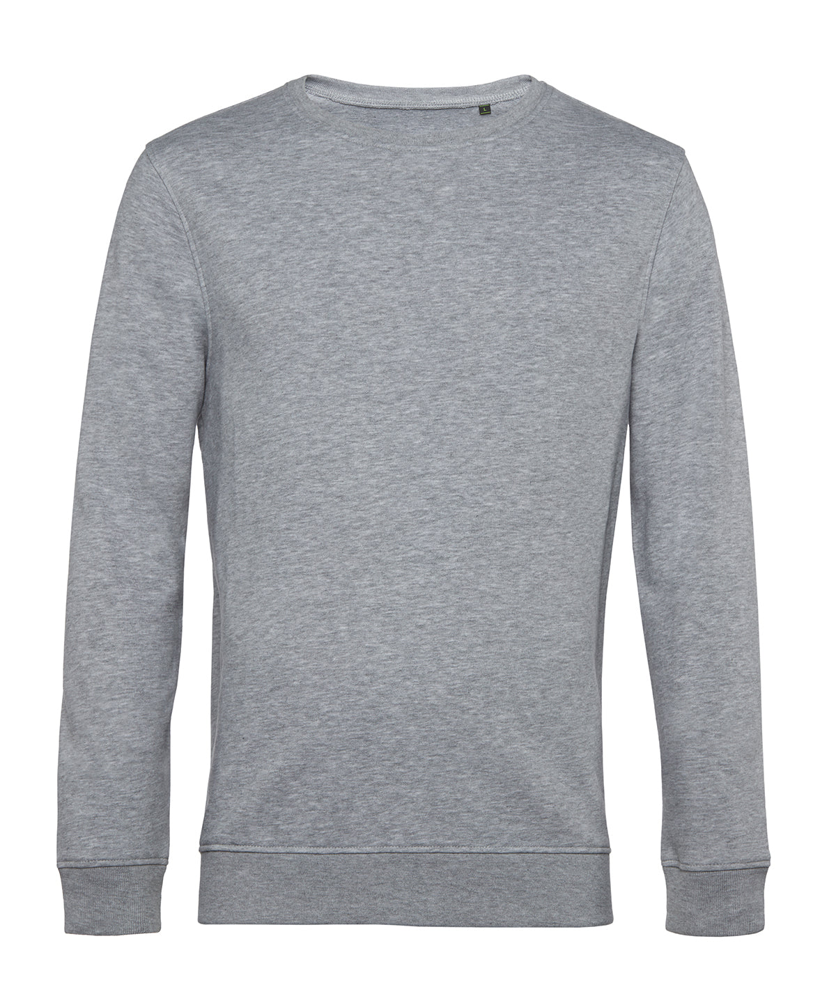 Tryck din logga på Sweatshirts från B&C Collection - Anpassa (BA266) B&C Inspire rund hals i färgen Ljunggrå för företag, föreningar och privatpersoner