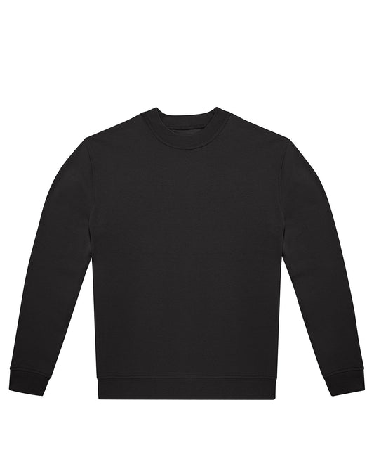 Tryck din logga på Sweatshirts från B&C Collection - Anpassa (BA430) B&C ID.332 besättning i färgen Svart för företag, föreningar och privatpersoner