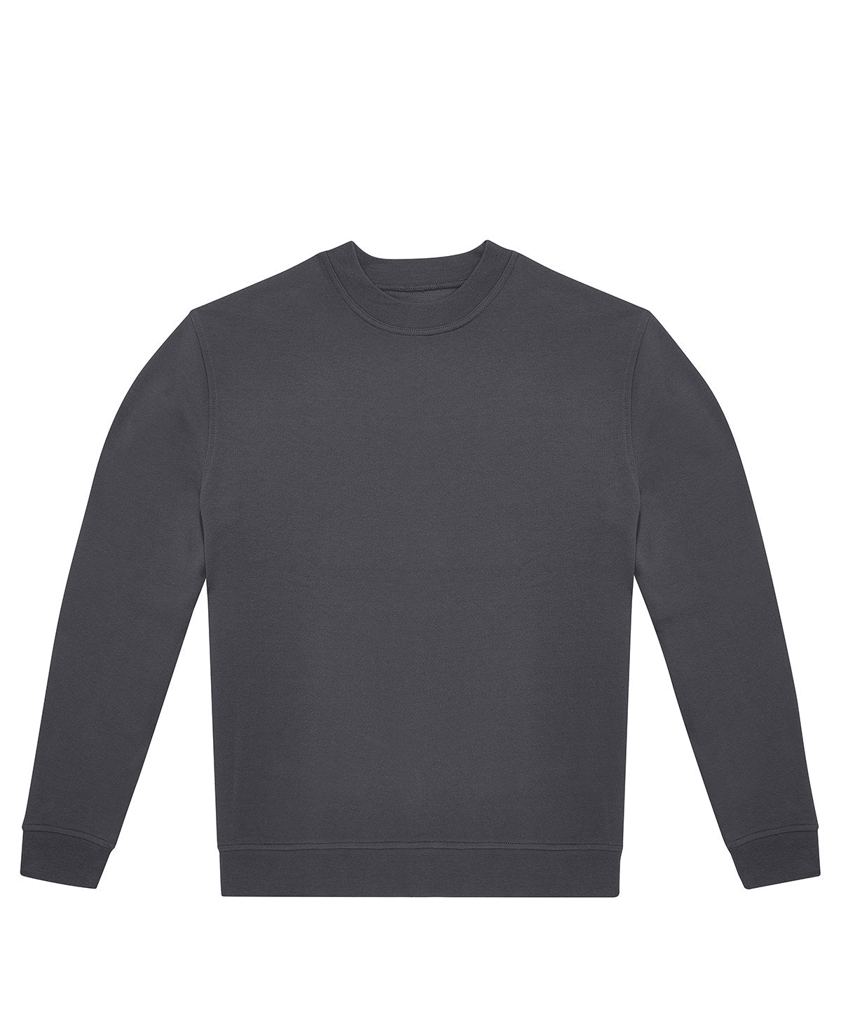 Tryck din logga på Sweatshirts från B&C Collection - Anpassa (BA430) B&C ID.332 besättning i färgen Mörkgrå för företag, föreningar och privatpersoner