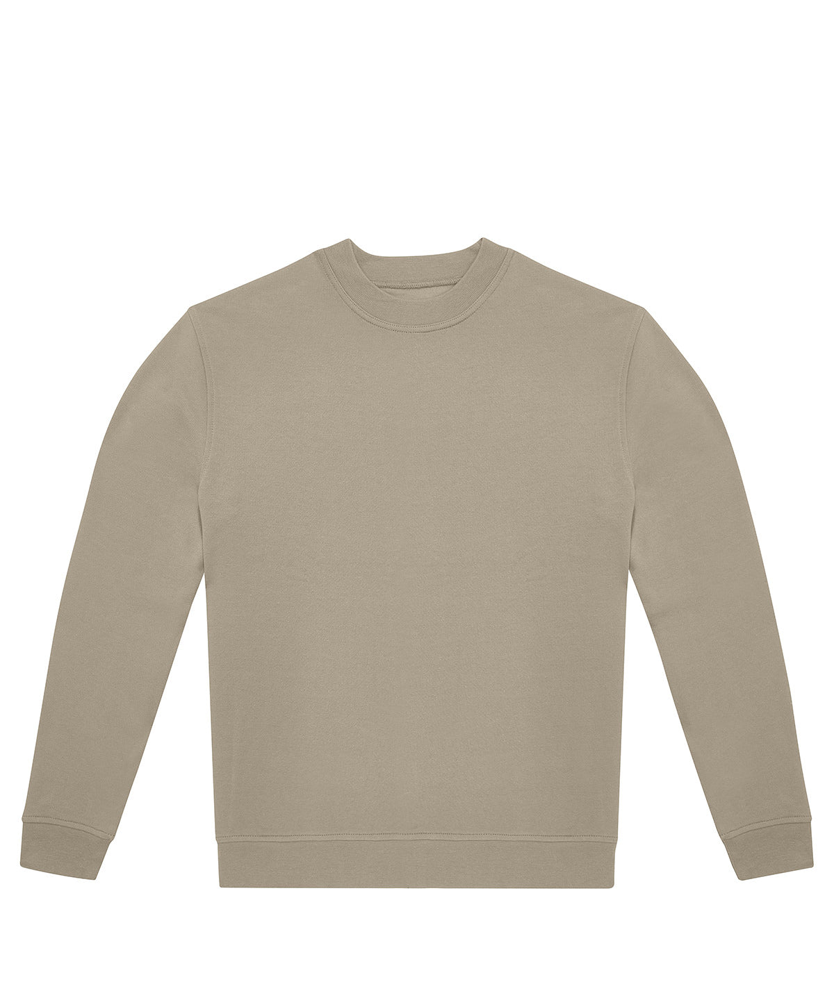 Tryck din logga på Sweatshirts från B&C Collection - Anpassa (BA430) B&C ID.332 besättning i färgen Beige för företag, föreningar och privatpersoner