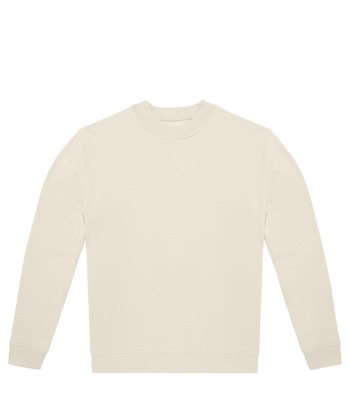 Tryck din logga på Sweatshirts från B&C Collection - Anpassa (2BA430) B&C ID.332 besättning i färgen Off Vit för företag, föreningar och privatpersoner