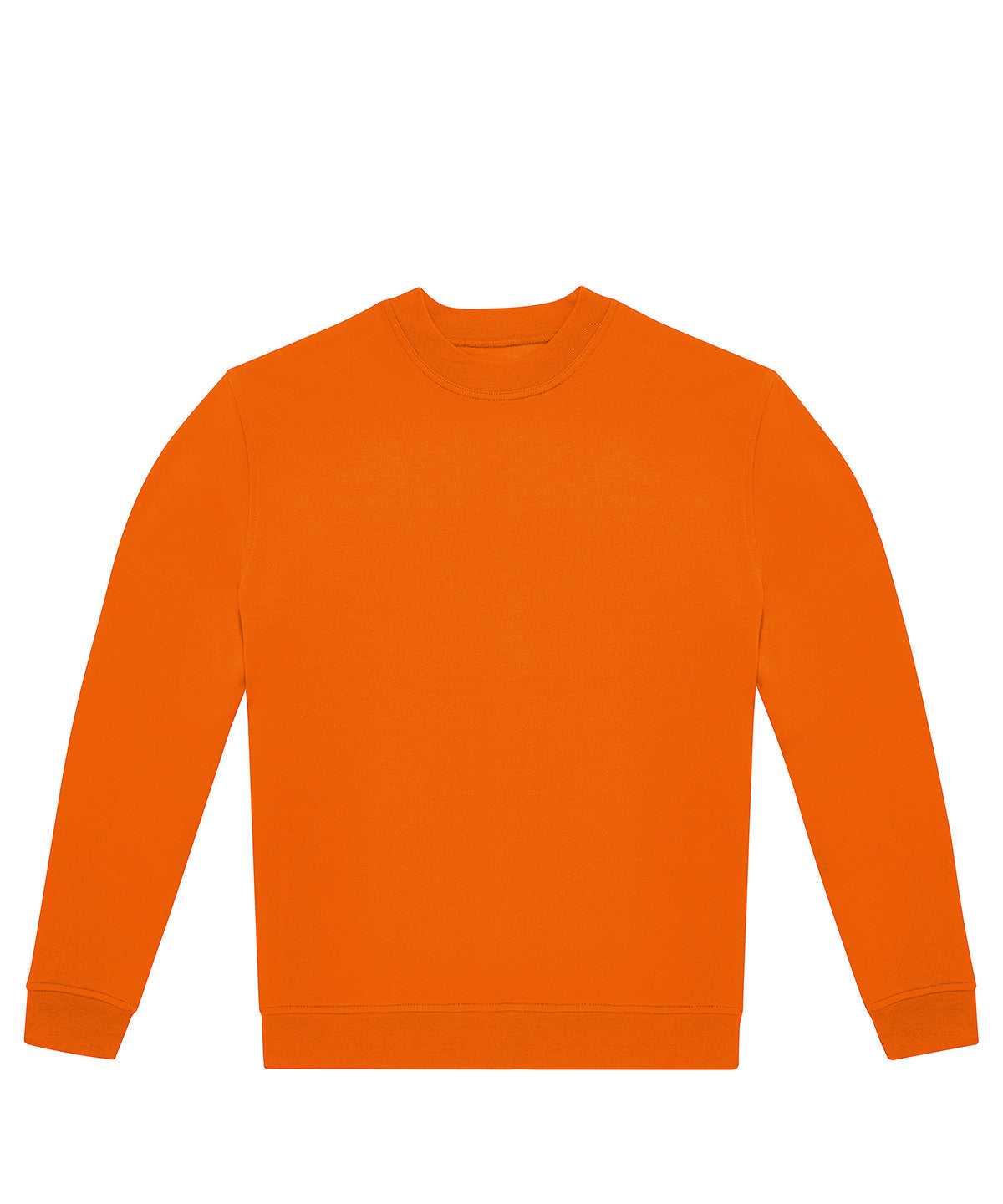 Tryck din logga på Sweatshirts från B&C Collection - Anpassa (2BA430) B&C ID.332 besättning i färgen Mellan Orange för företag, föreningar och privatpersoner