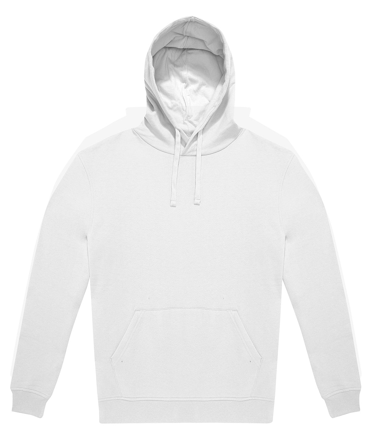 Tryck din logga på Hoodies från B&C Collection - Anpassa (2BA431) B&C ID.333 huvtröja i färgen Vit för företag, föreningar och privatpersoner