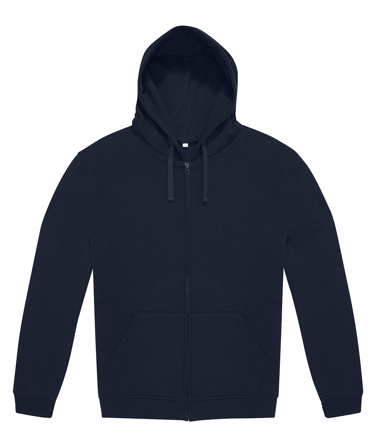 Tryck din logga på Hoodies från B&C Collection - Anpassa (BA432) B&C ID.334 huvtröja med dragkedja i färgen Marinblå för företag, föreningar och privatpersoner