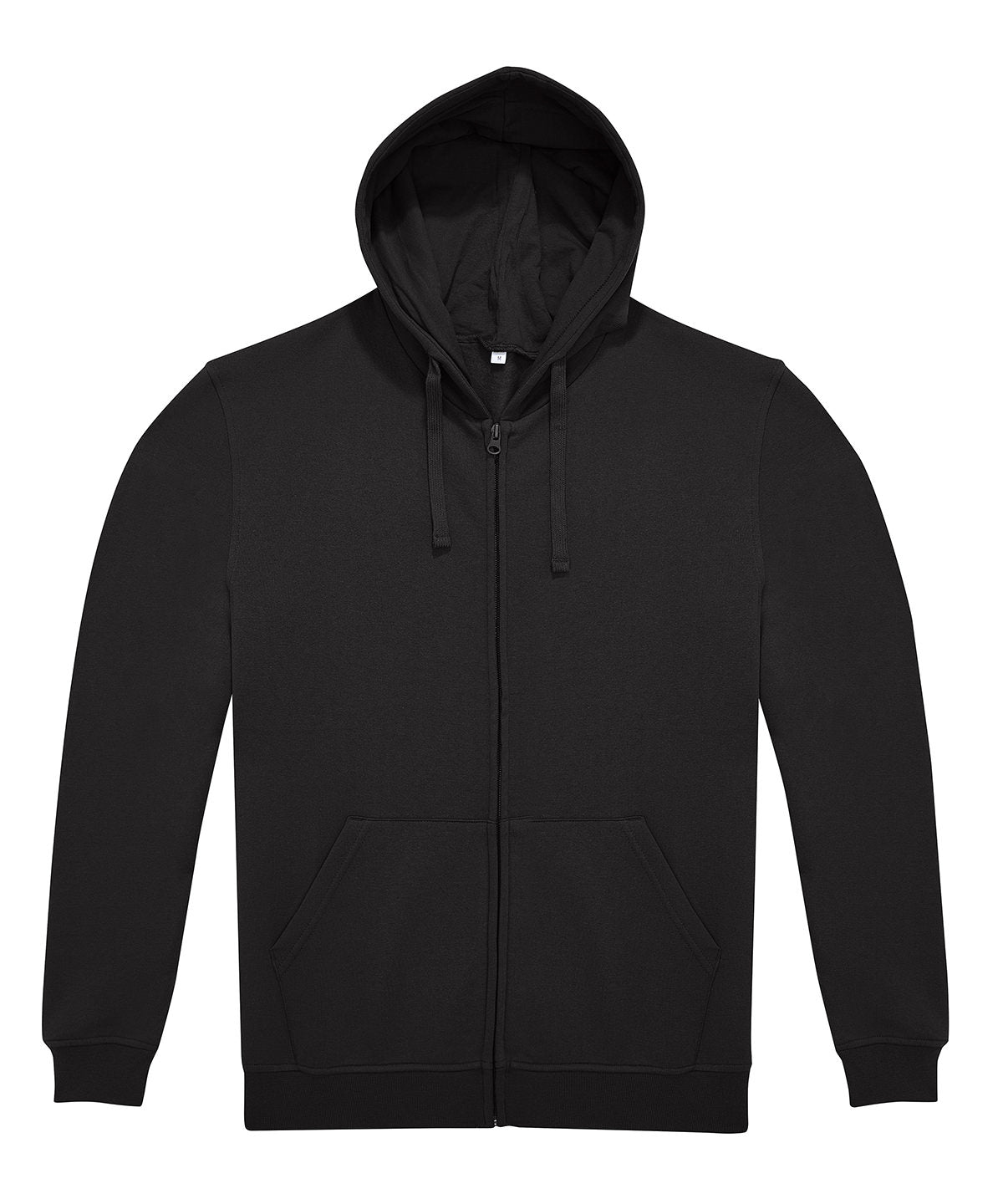 Tryck din logga på Hoodies från B&C Collection - Anpassa (BA435) B&C ID.224 huvtröja med dragkedja i färgen Svart för företag, föreningar och privatpersoner