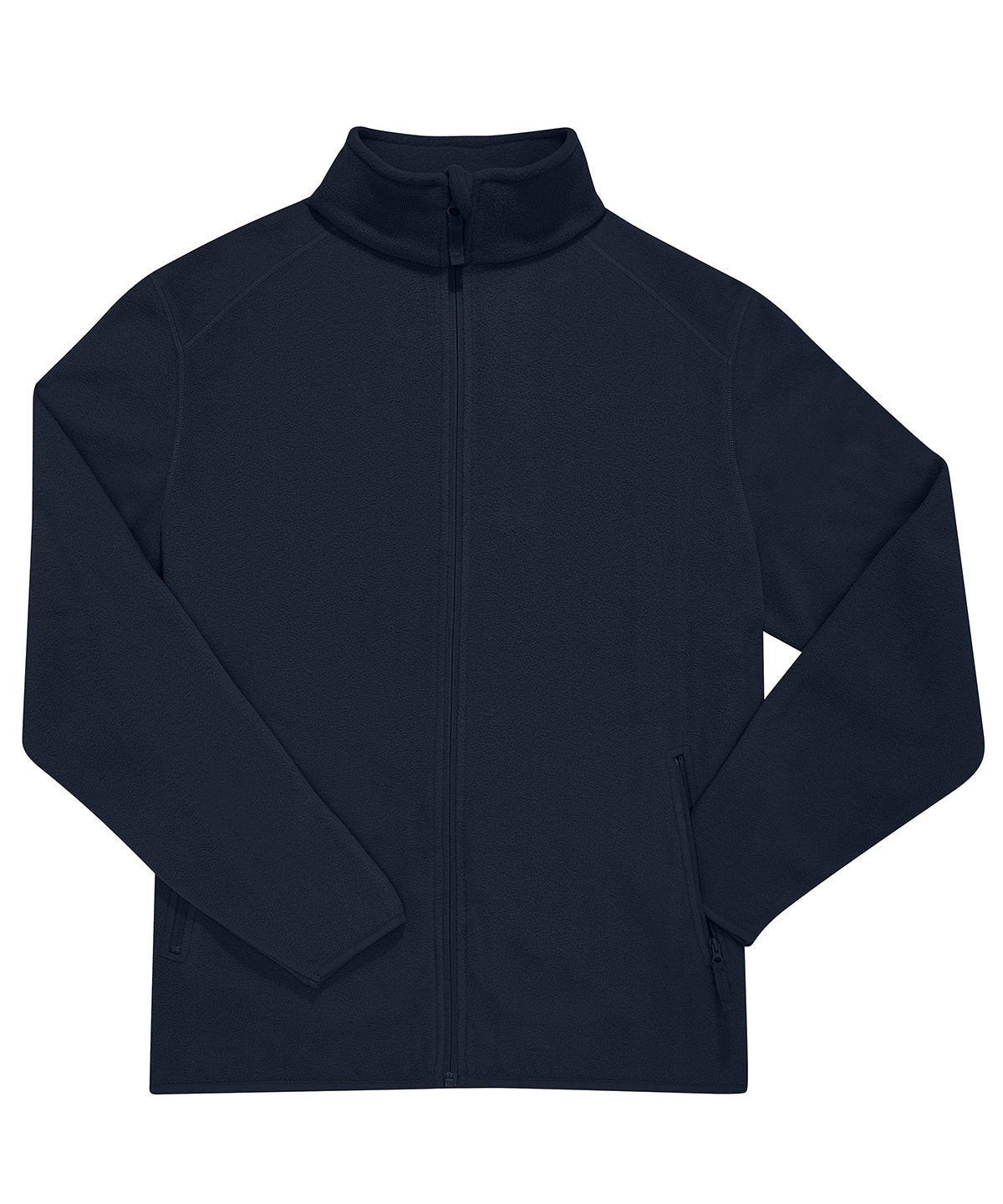 Tryck din logga på Fleece från B&C Collection - Anpassa (BA512) B&C Reset polar fleece i färgen Marinblå för företag, föreningar och privatpersoner