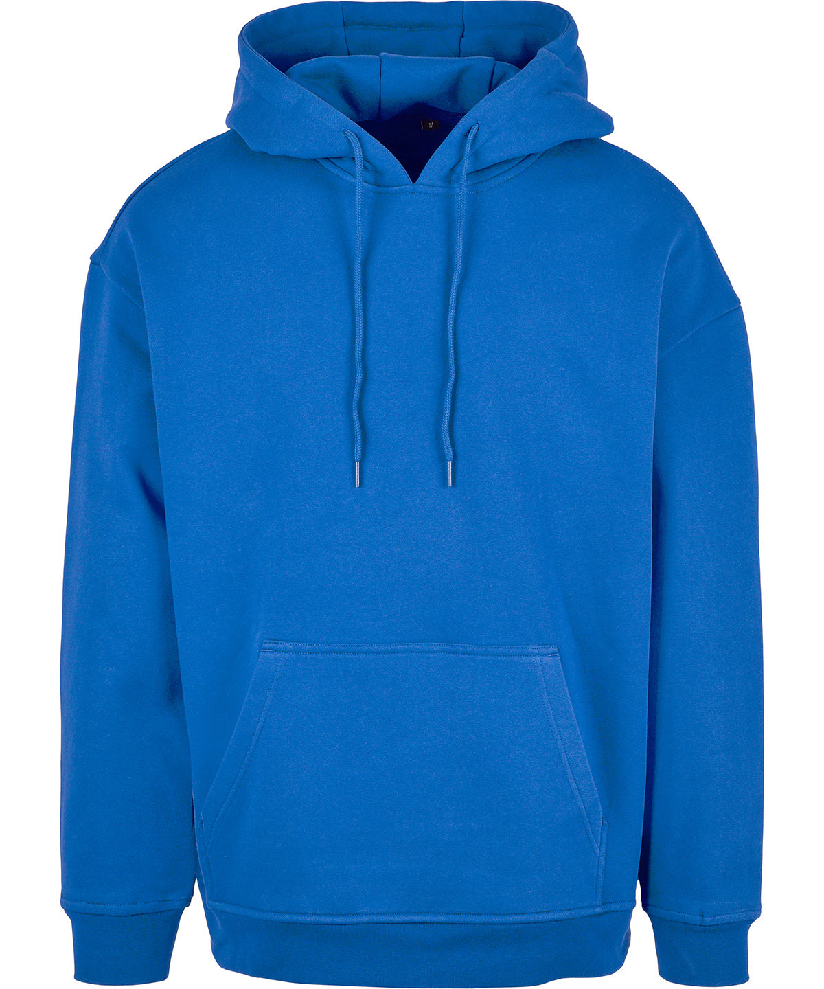 Tryck din logga på Hoodies från Build Your Brand Basic - Anpassa (2BB006) Bas huvtröja i oversize-modell i färgen Mellanblå för företag, föreningar och privatpersoner