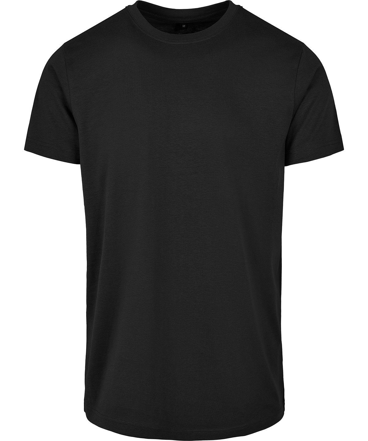 Tryck din logga på T-shirts från Build Your Brand Basic - Anpassa (BB010) Bas t-shirt med rund hals i färgen Svart för företag, föreningar och privatpersoner