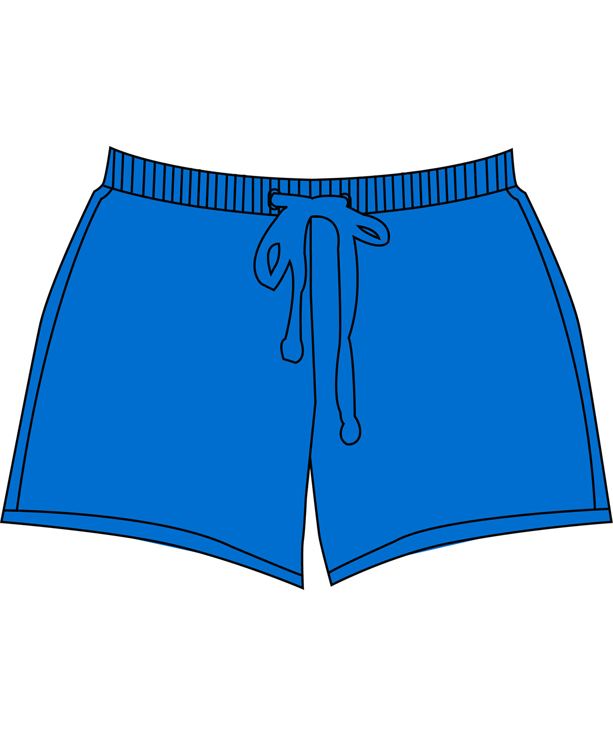 Tryck din logga på Shorts från Build Your Brand Basic - Anpassa (BB032) Dam bas sweatshorts i färgen Mellanblå för företag, föreningar och privatpersoner