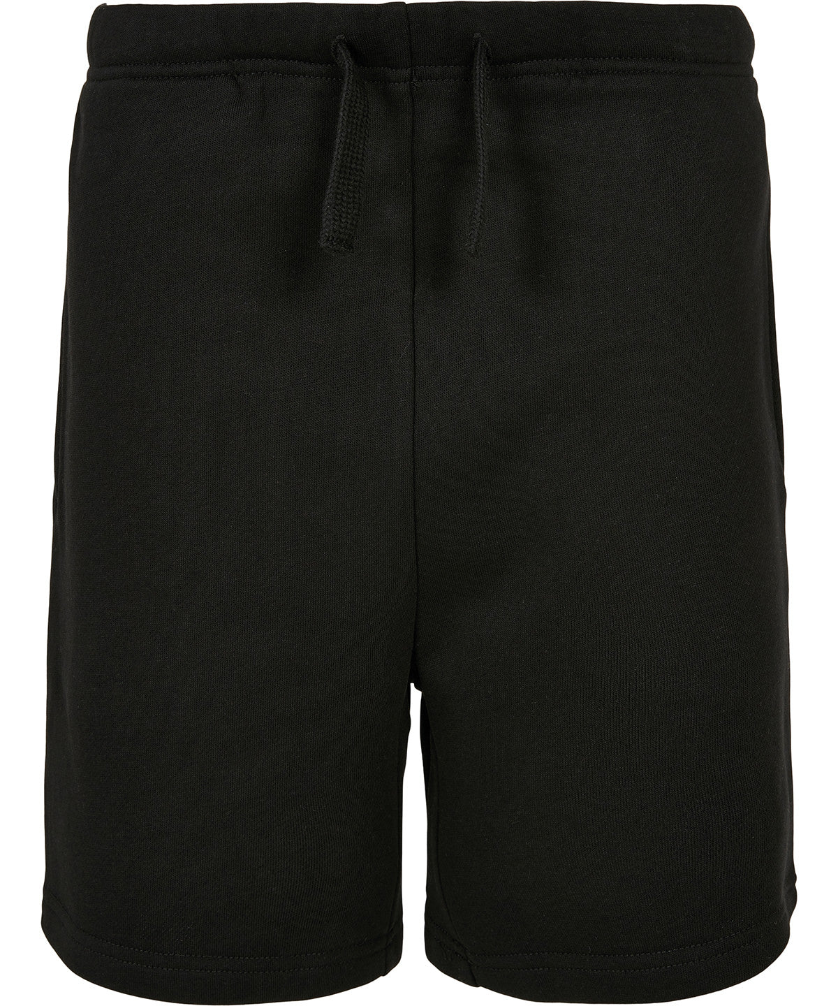 Tryck din logga på Shorts från Build Your Brand Basic - Anpassa (BB034) Bas sweatshorts för barn i färgen Svart för företag, föreningar och privatpersoner