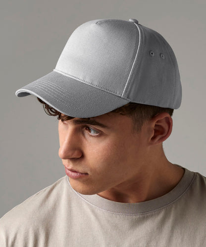 Tryck din logga på Kepsar från Beechfield - Anpassa Ultimate 5-panel keps i färgen för företag, föreningar och privatpersoner
