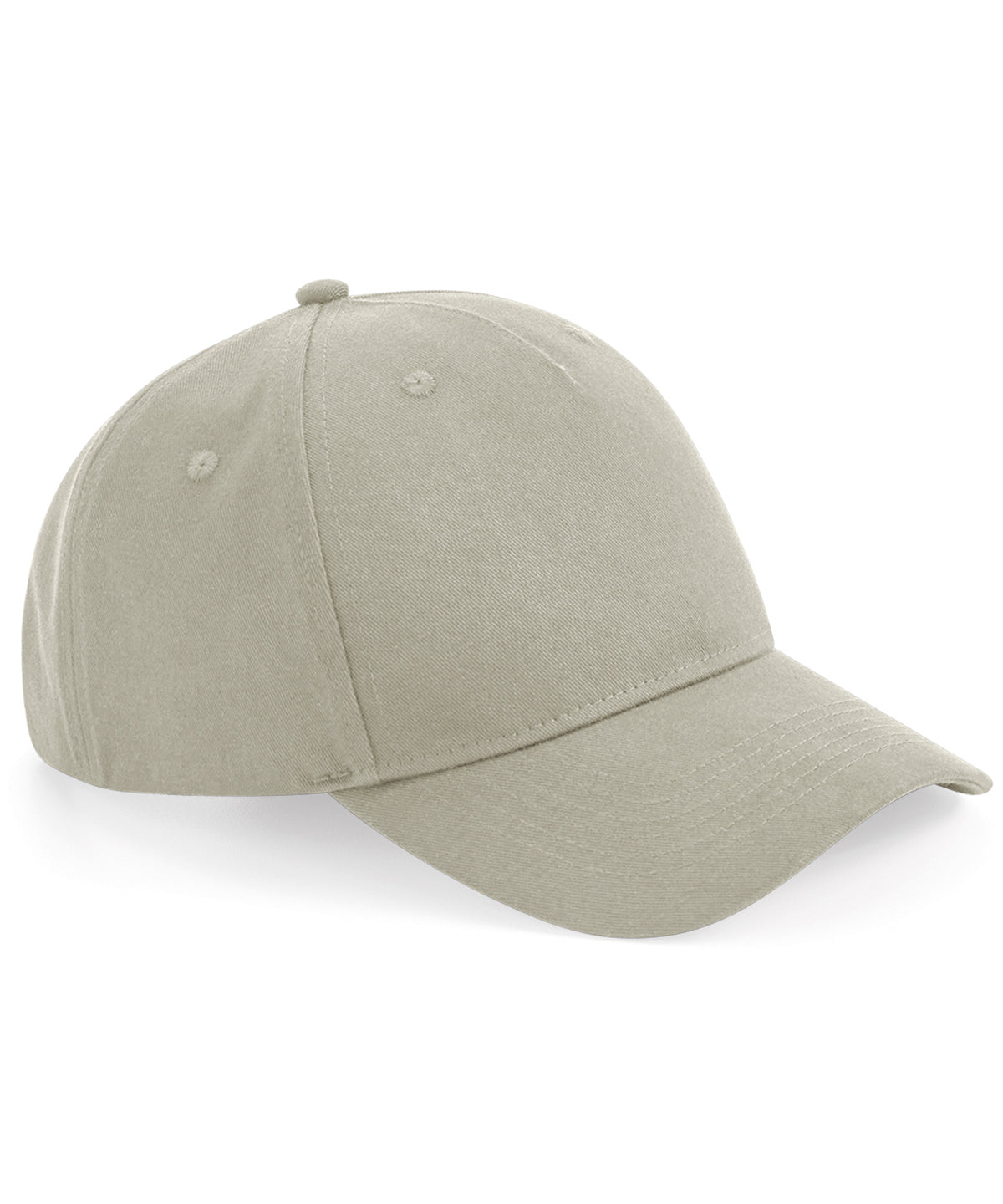 Tryck din logga på Kepsar från Beechfield - Anpassa (BC62N) 5-panel keps i ekologisk bomull i färgen Naturligt One Size för företag, föreningar och privatpersoner