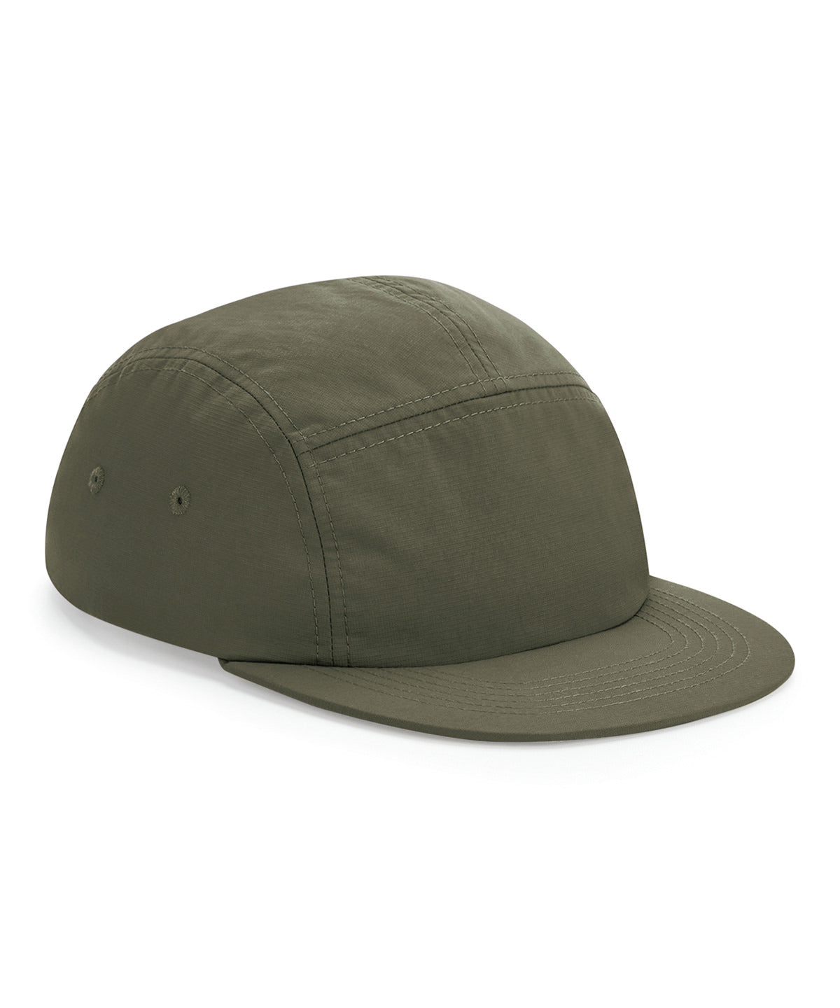 Tryck din logga på Kepsar från Beechfield - Anpassa (BC659) Outdoor 5-panel camper keps i färgen Oliv One Size för företag, föreningar och privatpersoner