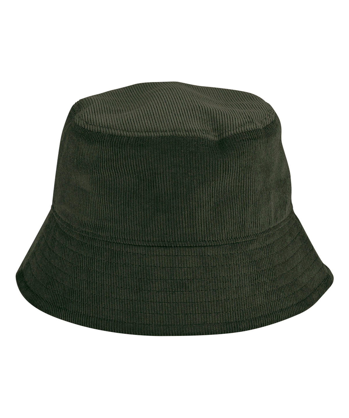 Tryck din logga på Hattar från Beechfield - Anpassa (BC687) EarthAware ekologisk cord bucket hat i färgen Mörkgrön för företag, föreningar och privatpersoner