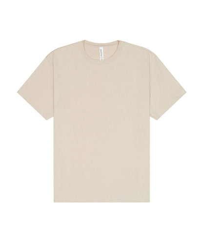 Tryck din logga på T-shirts från Bella Canvas - Anpassa Unisex kortärmad heavy tee i färgen Mellangrå för företag, föreningar och privatpersoner