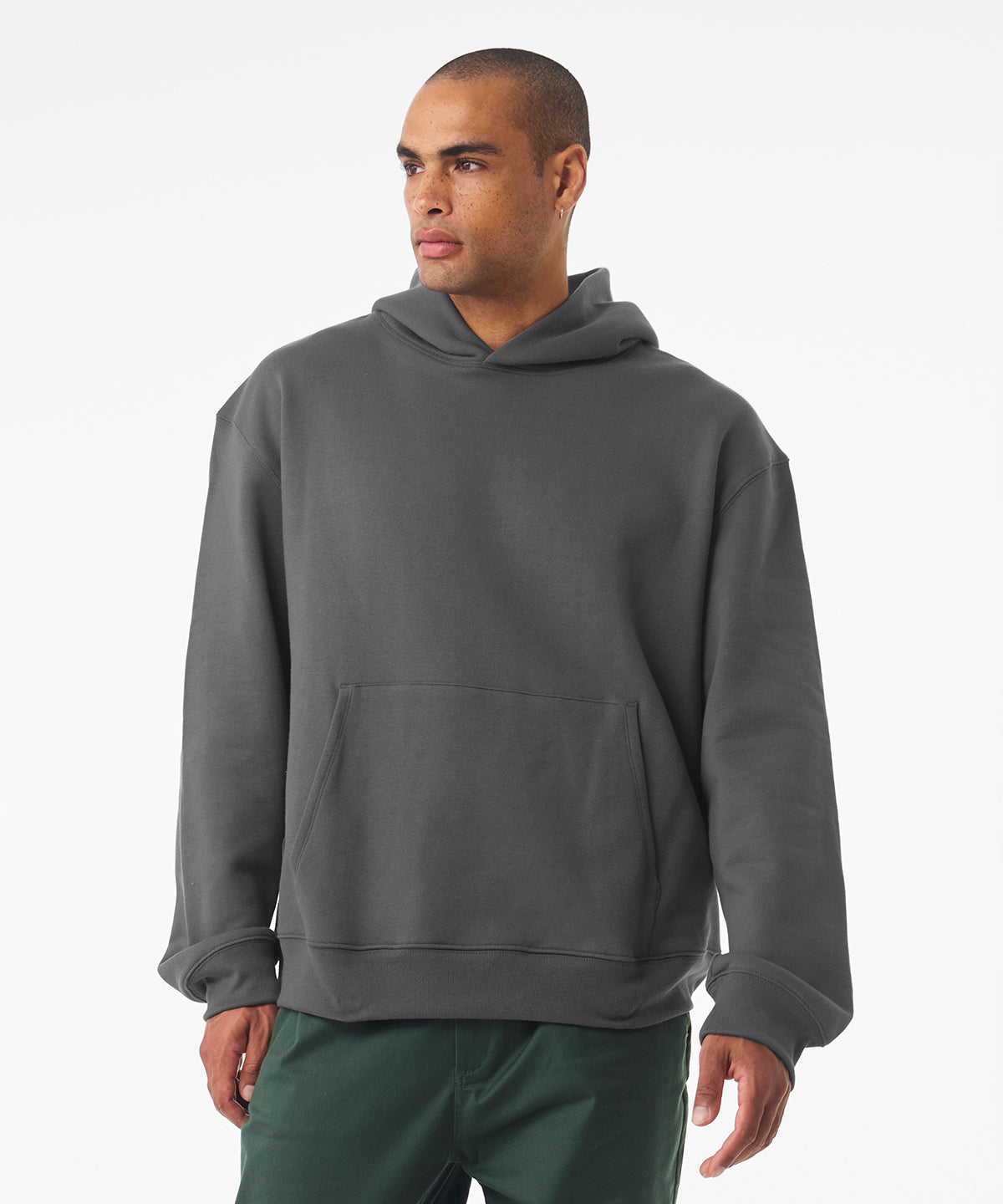 Tryck din logga på Hoodies från Bella Canvas - Anpassa (BE152) Unisex kraftig huvtröja med pullover i färgen för företag, föreningar och privatpersoner