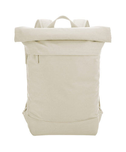 Tryck din logga på Väskor från Bagbase - Anpassa Simplicity ryggsäck med rullgardinslock i färgen Beige One Size för företag, föreningar och privatpersoner