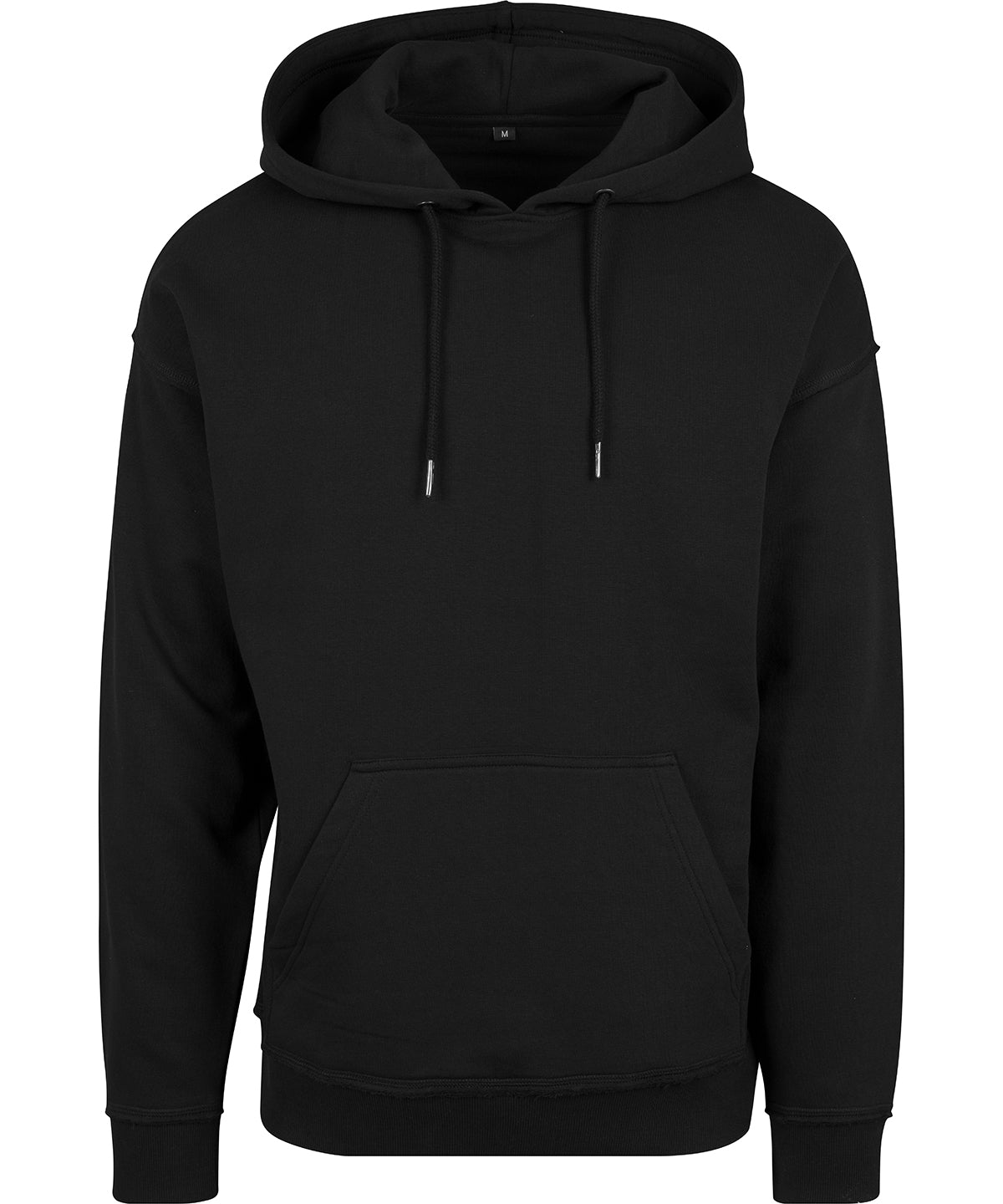 Tryck din logga på Hoodies från Build Your Brand - Anpassa (BY074) Huvtröja i oversize-modell i färgen Svart för företag, föreningar och privatpersoner