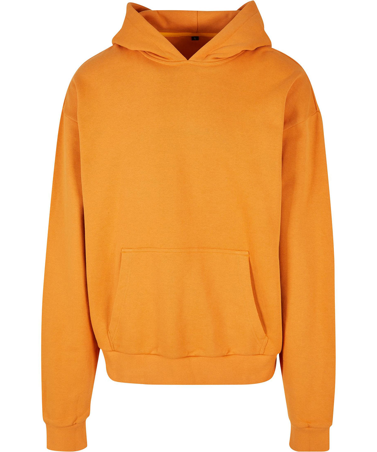 Tryck din logga på Hoodies från Build Your Brand - Anpassa (BY162) Ultra tung huvtröja i färgen Mellan Orange för företag, föreningar och privatpersoner