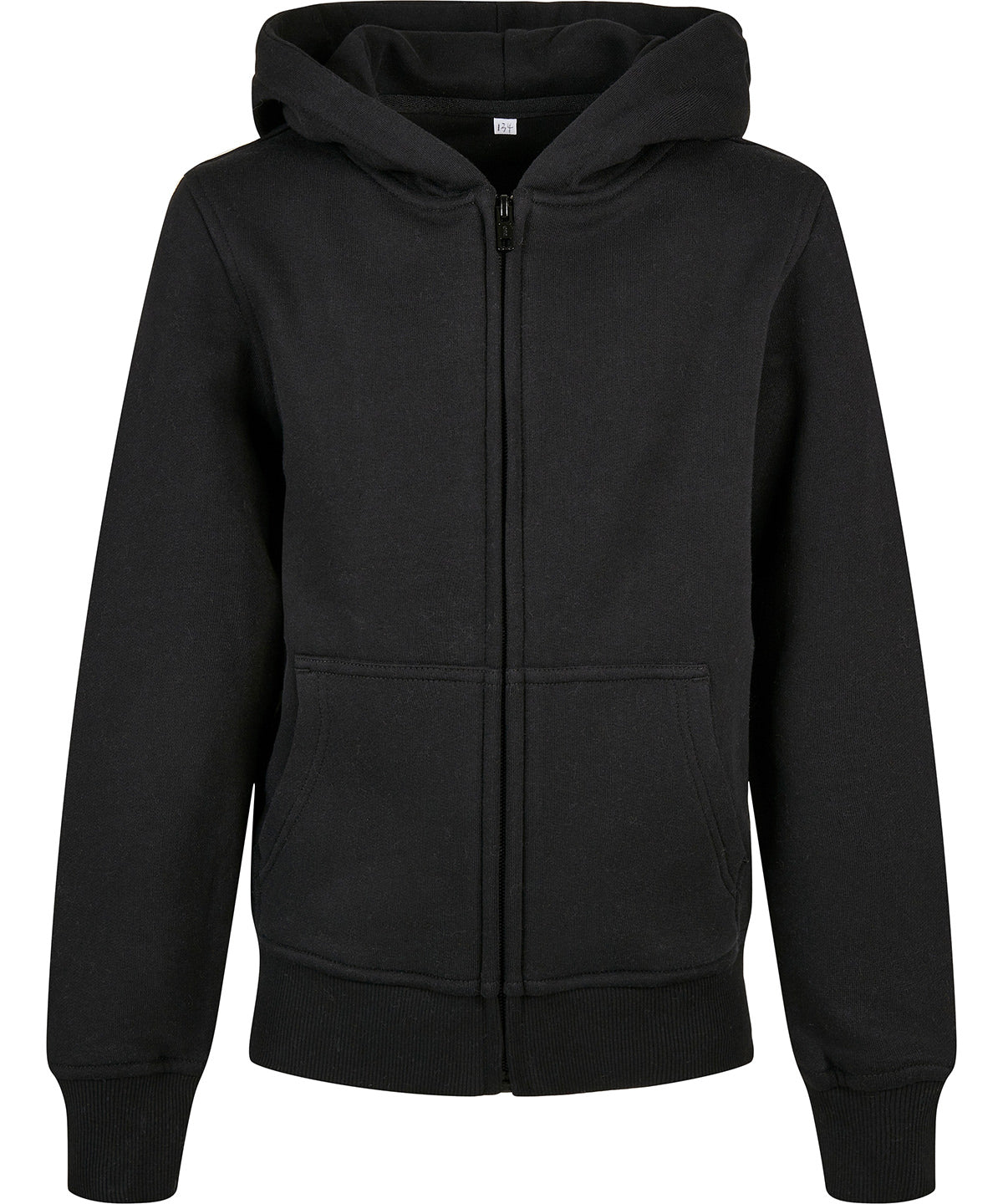 Tryck din logga på Hoodies från Build Your Brand - Anpassa (BY188) Ekologisk hoodie med zip och bas för barn i färgen för företag, föreningar och privatpersoner