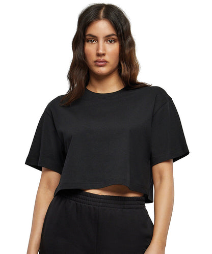 BUILD YOUR BRAND Women’s short oversized tee BY264