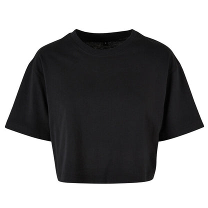 BUILD YOUR BRAND Women’s short oversized tee BY264