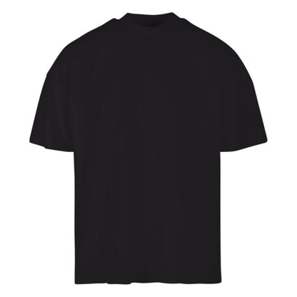 BUILD YOUR BRAND Oversized mock neck tee BY230
