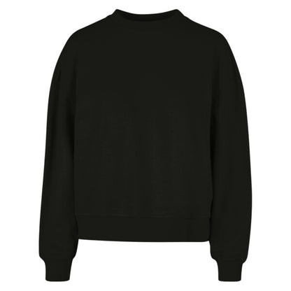 BUILD YOUR BRAND Women’s oversized crew neck sweatshirt BY212