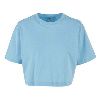 BUILD YOUR BRAND Women’s short oversized tee BY264