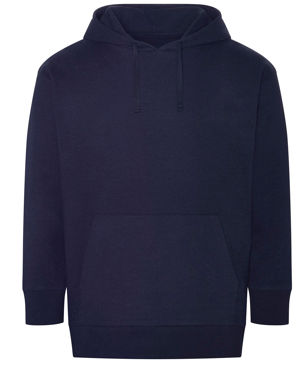 Tryck din logga på Hoodies från AWDis Ecologie - Anpassa (EA042) Luvtröja med återvunnet material från Crater i färgen Marinblå för företag, föreningar och privatpersoner